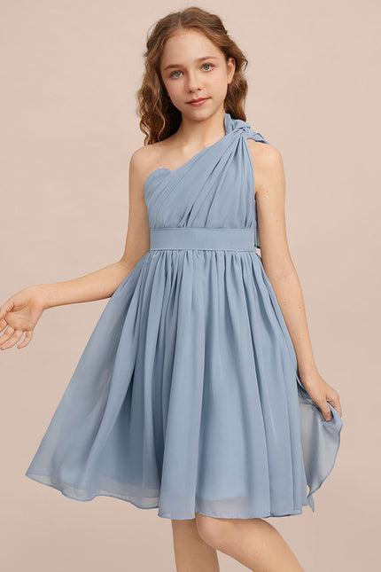 Robe Midi Chiffon Céleste - gallery 2