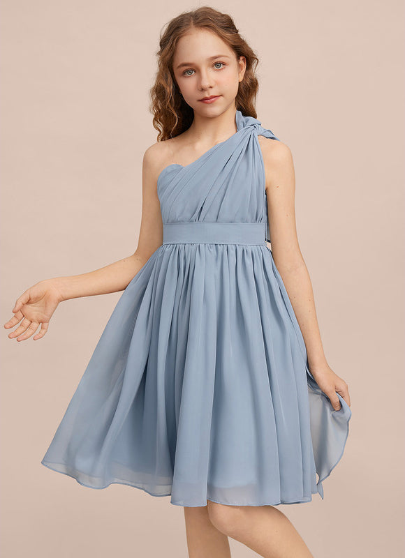 Robe Midi Chiffon Céleste - gallery 2