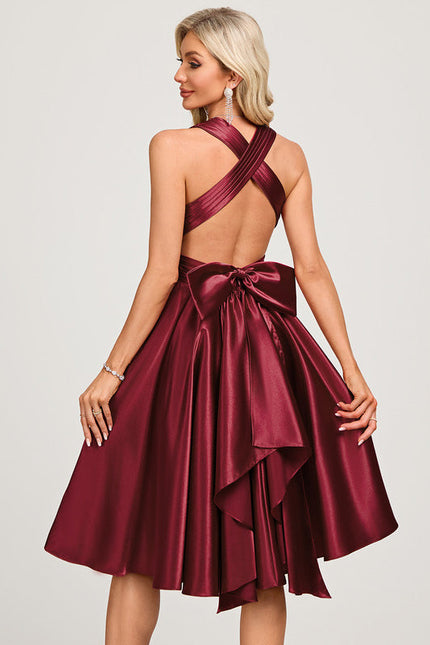 Robe Midi Élégance Satinée - gallery 5