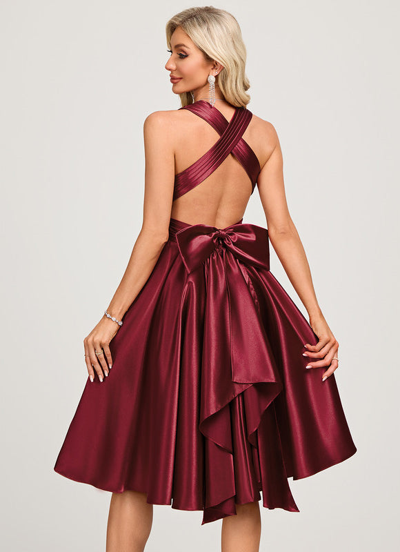 Robe Midi Élégance Satinée - gallery 5