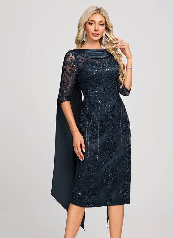 Robe Midi Sirène Brodée - gallery 4