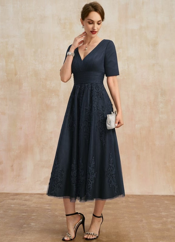 Robe Midi Châtaigne Couture - gallery 4