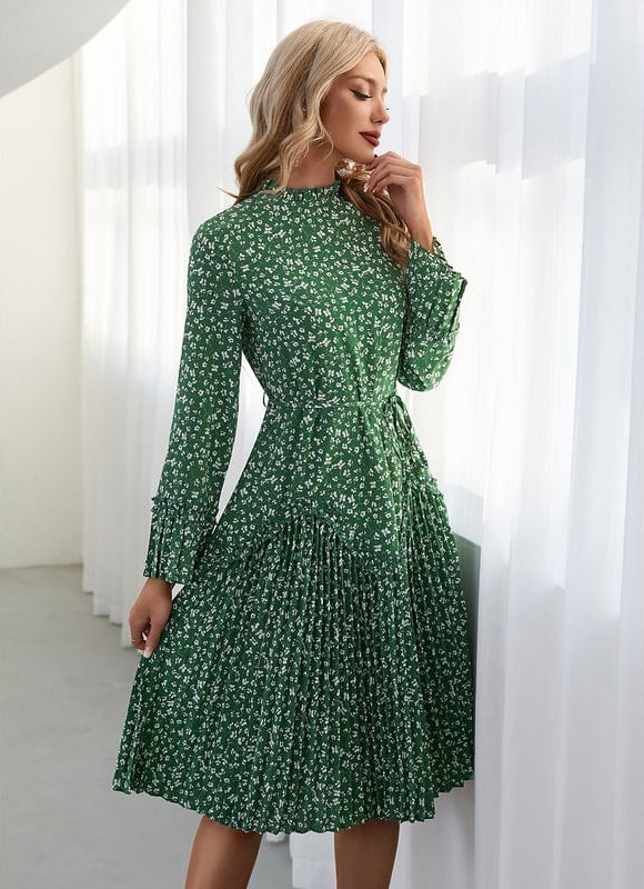 Robe Midi Midi Fleurie - gallery 6