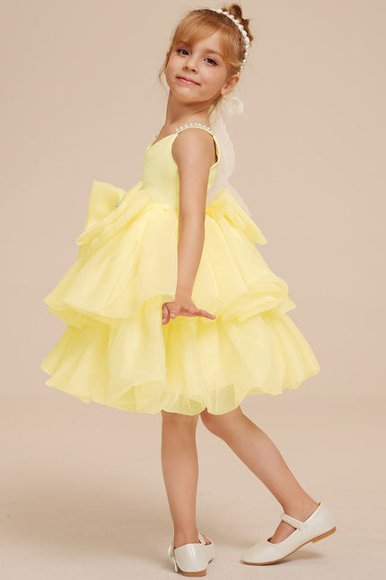 Robe Midi Jaune Volante - gallery 7