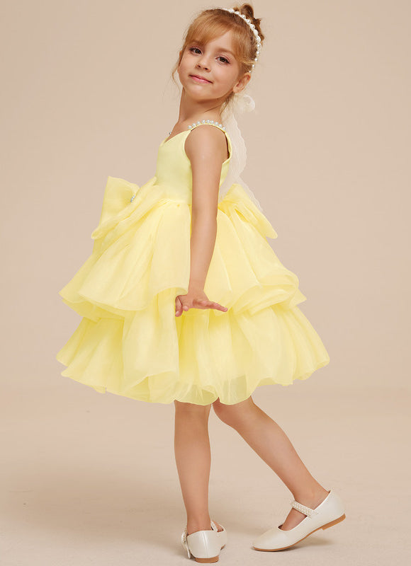 Robe Midi Jaune Volante - gallery 7