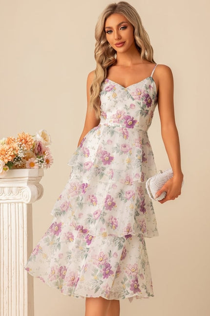 Robe Midi Cascade Florale - gallery 3