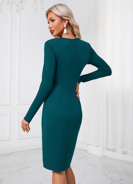 Robe Midi Midi Émeraude