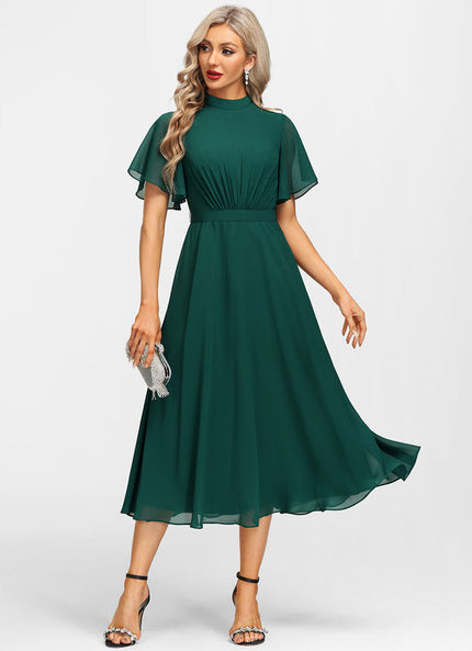Robe Midi Élégance Émeraude
