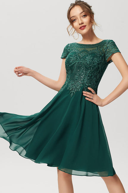 Robe Midi Émeraude Enchantée - gallery 1