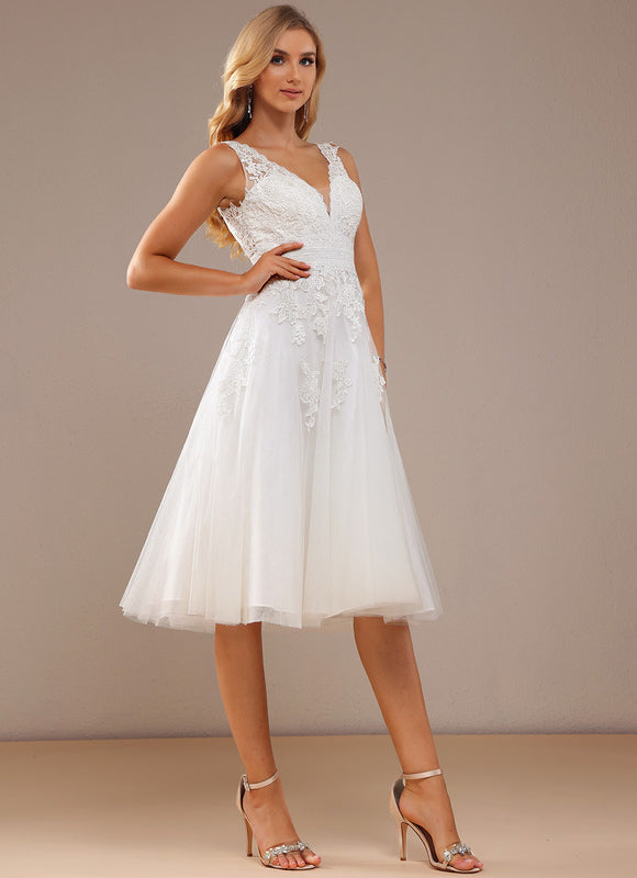 Robe Midi Tulle Écrue - gallery 5