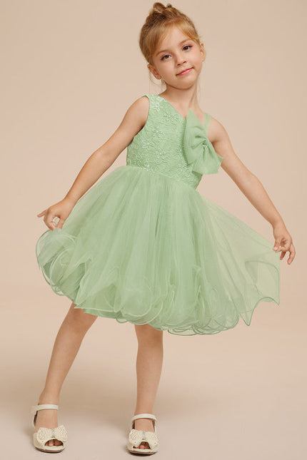 Robe Midi Tulle Verte - gallery 8