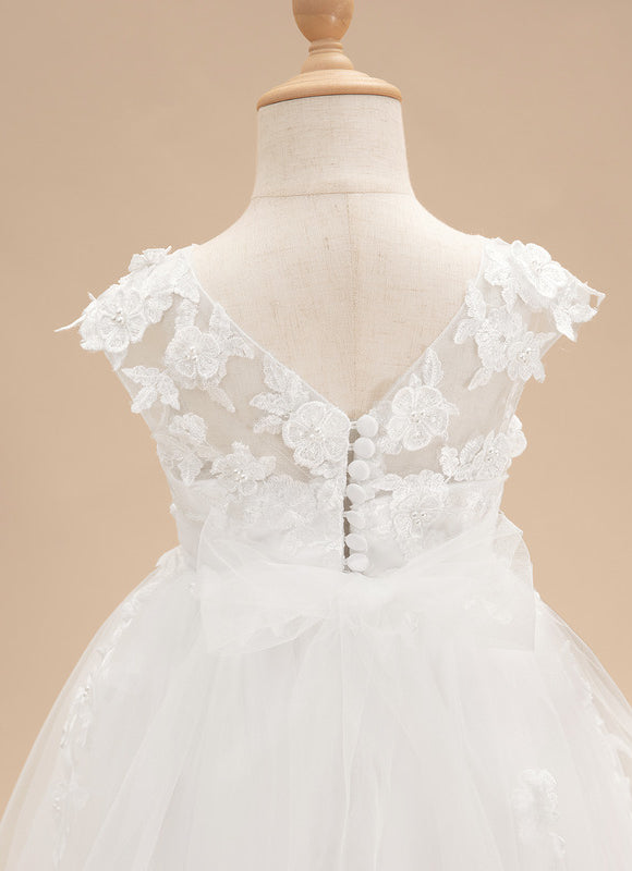 Robe Midi Enfant Évasée Tulle - gallery 8