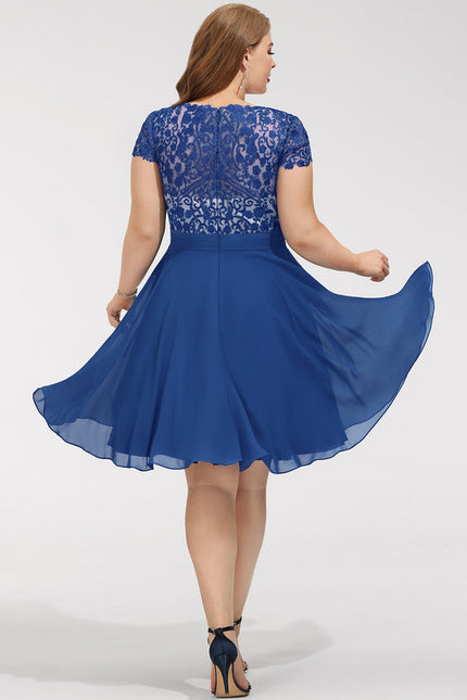 Robe Midi Bleu Envoûtant - gallery 6