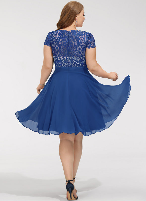 Robe Midi Bleu Envoûtant - gallery 6