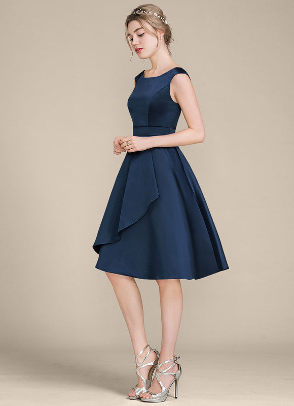 Robe Midi Navy Élégance - gallery 7