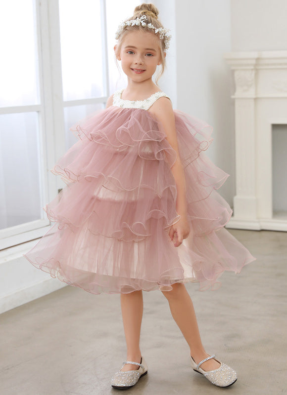Robe Midi Tulle Volante