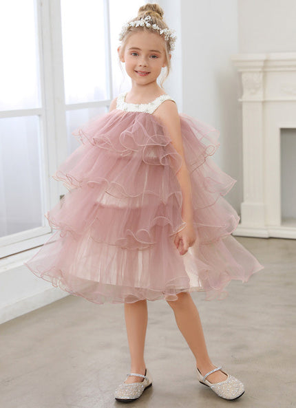 Robe Midi Tulle Volante