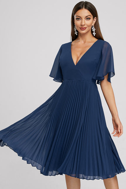 Robe Midi Ondée Élégante