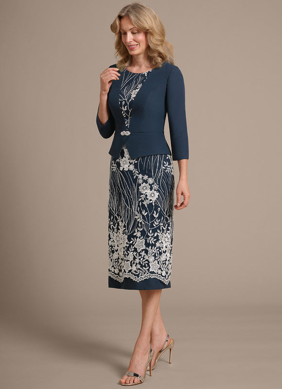 Midi Robe De Cérémonie Femme Chic - gallery 4