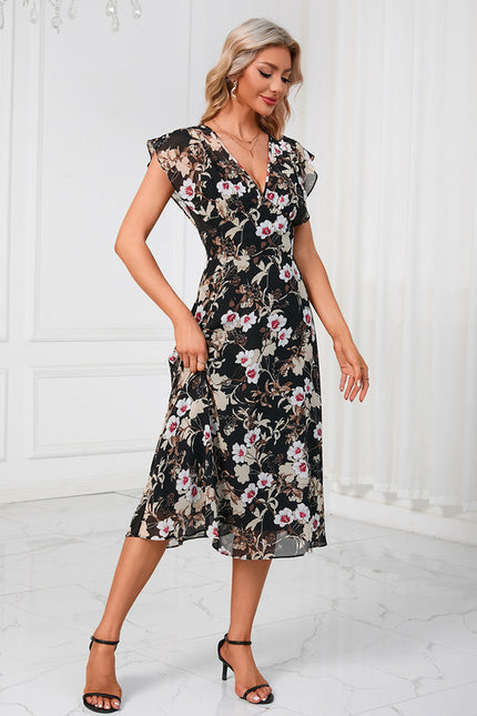 Robe Midi Florale Légère - gallery 8