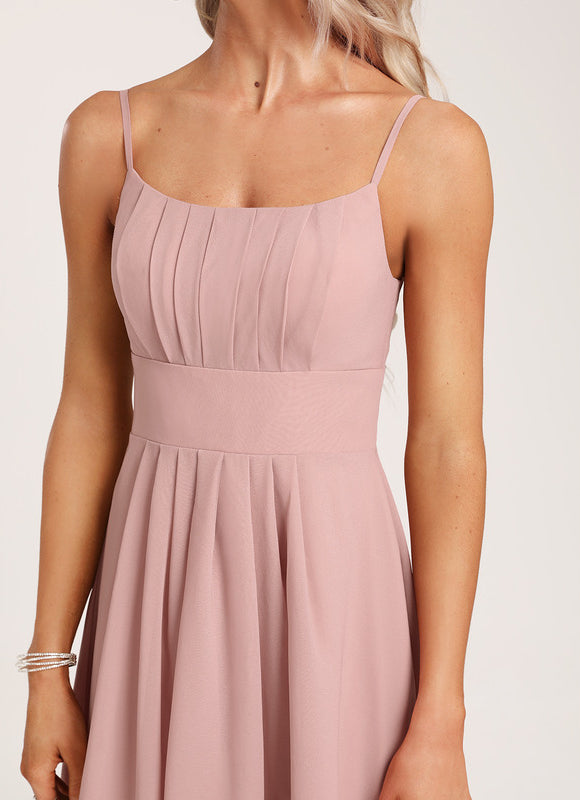 Robe Midi Mousseline Rose - gallery 4
