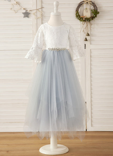Robe Midi Tulle Bleu Clair
