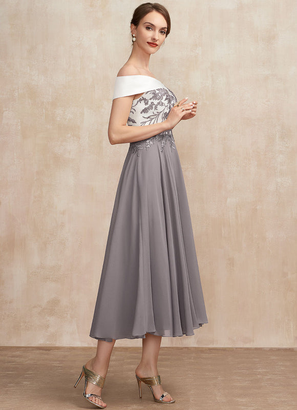 Robe Midi Aube Satinée - gallery 6