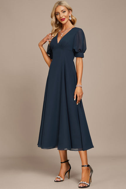 Robe Midi Fluide Élégante - gallery 2