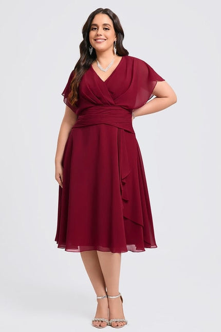 Robe Midi Trapèze Élégante - gallery 7