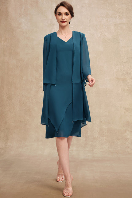 Robe Midi Sérénité Turquoise