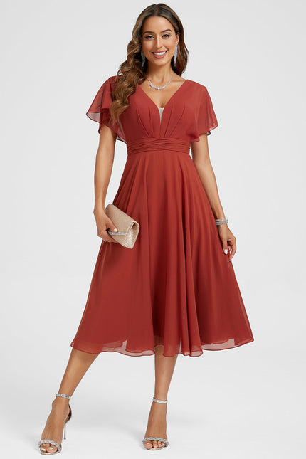 Robe Midi Cache Coeur