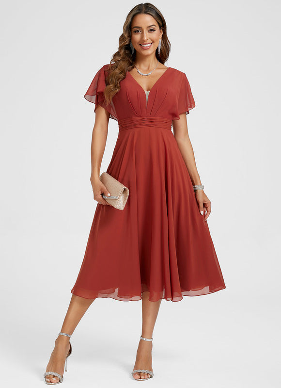 Robe Midi Cache Coeur