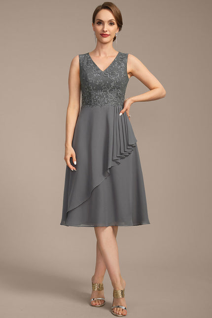 Robe Midi Sérénité Argentée - gallery 5