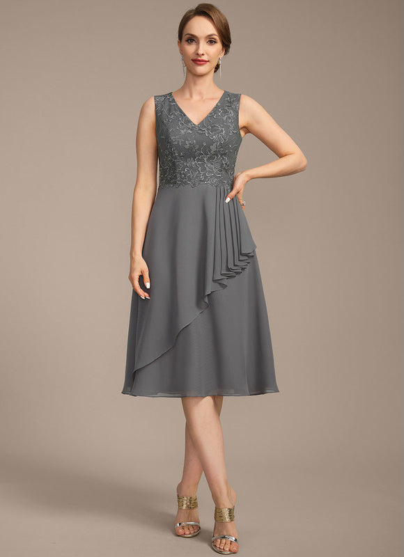 Robe Midi Sérénité Argentée - gallery 5