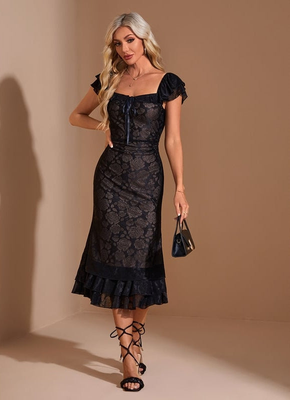 Robe Midi Dentelle Charme - gallery 5