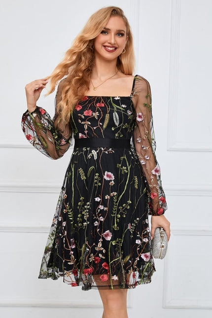 Robe Midi Écarlate Organza - gallery 8