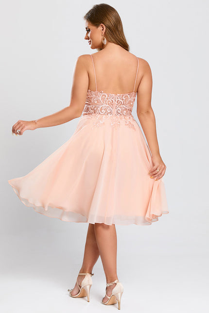 Robe Midi Aérienne Corail - gallery 7