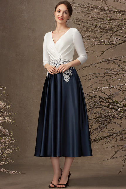 Robe Midi Mère Satinée - gallery 3