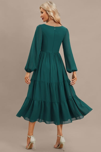 Robe Midi Fluide Élégante - gallery 5