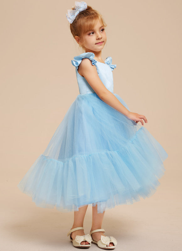 Robe Midi Tulle Bleu Pâle - gallery 5