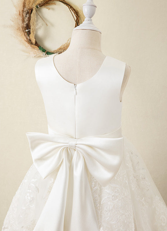 Robe Midi Satinée Fleurie - gallery 3