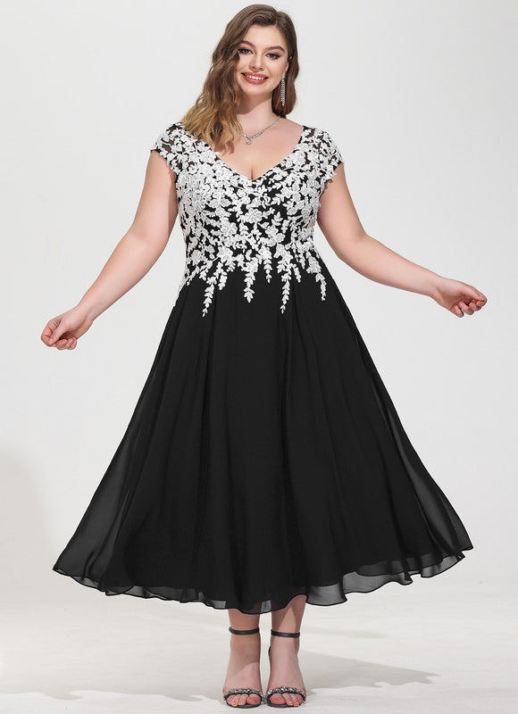 Robe Midi Élégance Nocturne - gallery 8