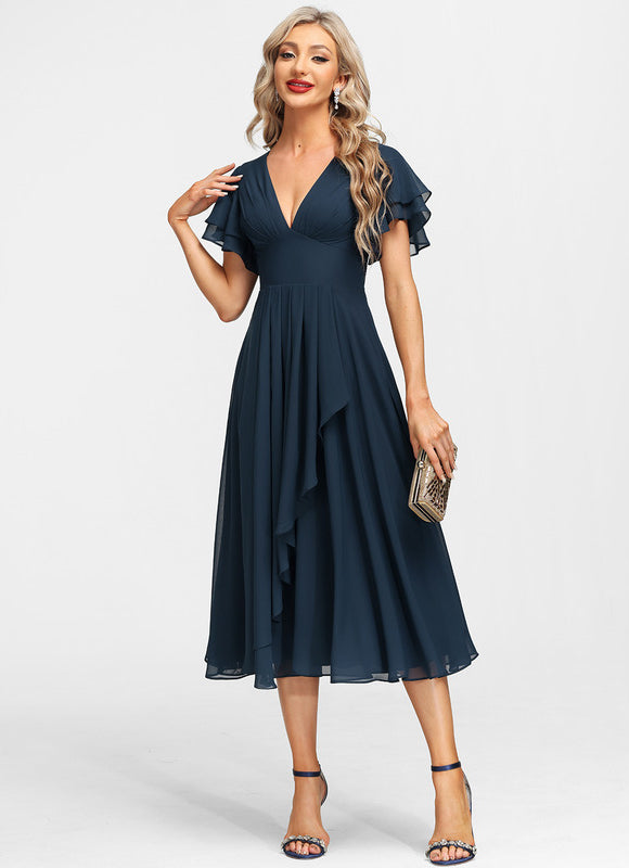 Robe Midi Ombre De Valse