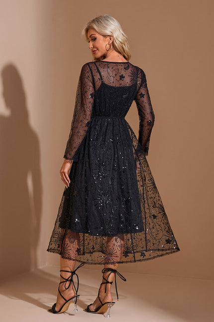 Robe Midi Tulle Brodée - gallery 2