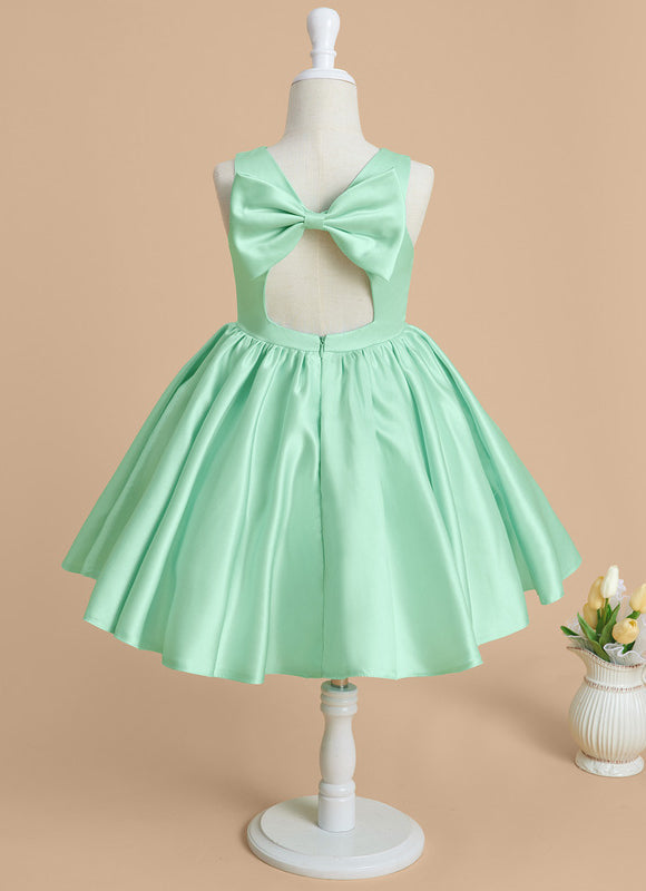Robe Midi Satin Menthe