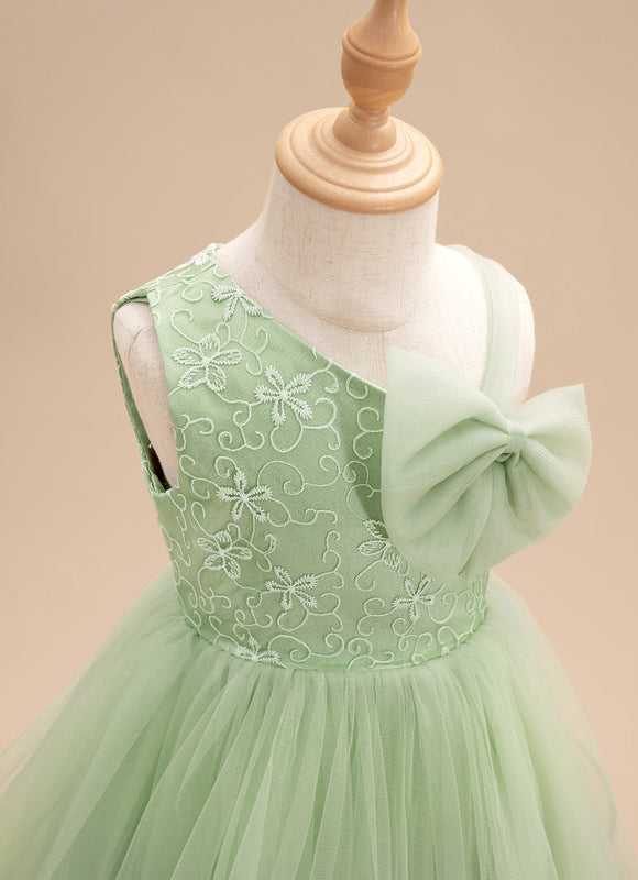 Robe Midi Tulle Verte - gallery 6