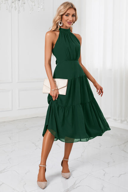 Robe Midi Chiffon Trapèze - gallery 8