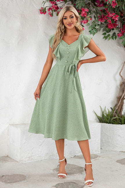 Robe Midi Fleurie Légère - gallery 3