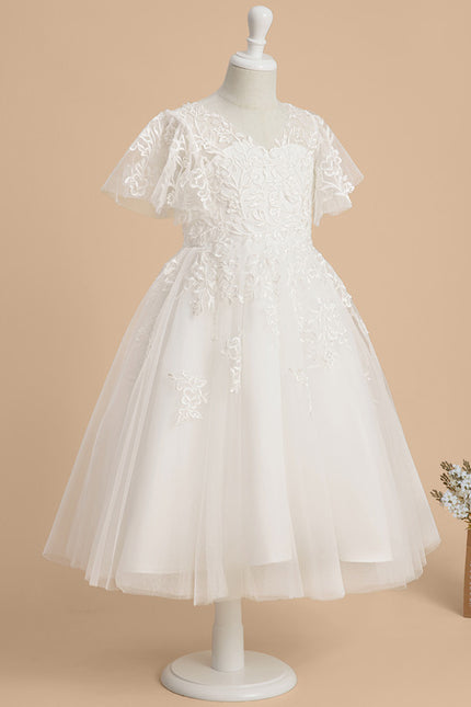 Robe Blanche Midi Mariage - gallery 3