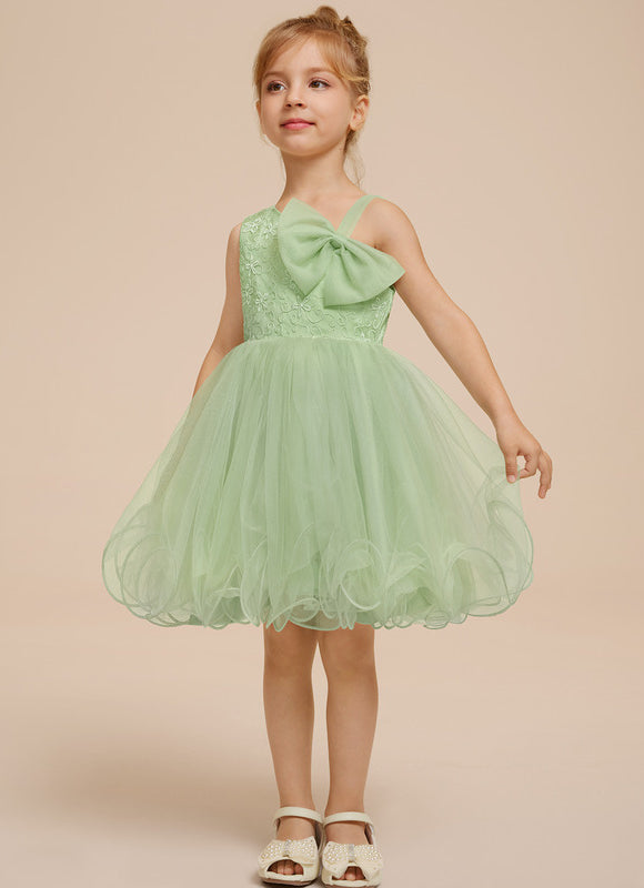 Robe Midi Tulle Verte - gallery 1